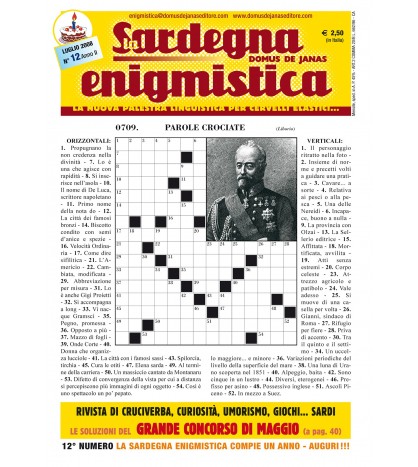 Sardegna Enigmistica 12 (2008)